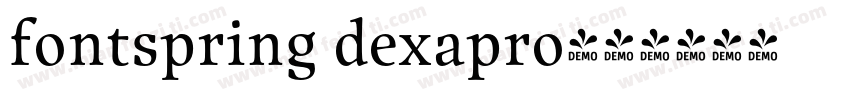 fontspring dexapro字体转换
